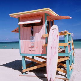 Usa Florida Miami Beach Lifeguard by Buena Vista Images