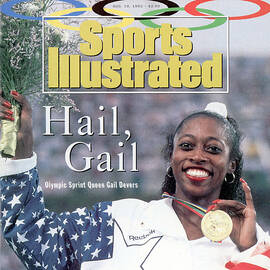 Usa Gail Devers, 1992 Summer Olympics Sports Illustrated Cover by Sports Illustrated