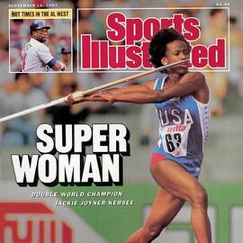 Usa Jackie Joyner-kersee, 1987 Iaaf Athletics World Sports Illustrated Cover by Sports Illustrated
