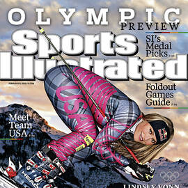 Usa Lindsey Vonn, 2010 Vancouver Olympic Games Preview Issue Sports Illustrated Cover by Sports Illustrated