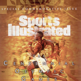Usa Michael Johnson, 1996 Summer Olympics Sports Illustrated Cover by Sports Illustrated