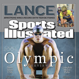 Usa Michael Phelps, 2004 Athens Olympic Games Preview Issue Sports Illustrated Cover by Sports Illustrated
