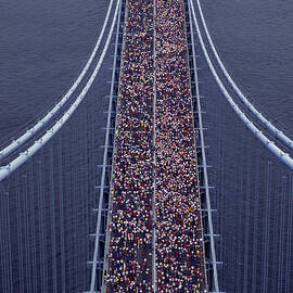 Usa, New York City, Marathon Race by Joanna Mccarthy