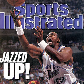 Utah Jazz Karl Malone, 1997 Nba Finals Sports Illustrated Cover by Sports Illustrated