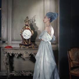 Valentina Wearing A Dress Of Her Own Design by Horst P. Horst