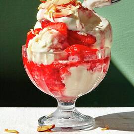 Vanilla Sundae With Strawberries by Emma Fishman
