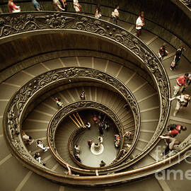 Vatican Museums Spiral Staircase by Stefano Senise