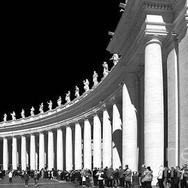 Vatican - People Lined Up  by Stefano Senise
