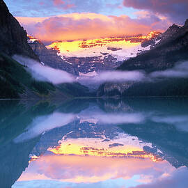 Victoria Glacier In Lake Louise, Canada by Art Wolfe