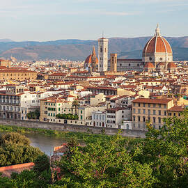 View Of Florence, Tuscany, Italy by Peter Adams