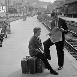 Waiting For A Train by Kurt Hutton