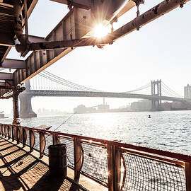 Walking Under Fdr Drive, Nyc by Antonino Bartuccio