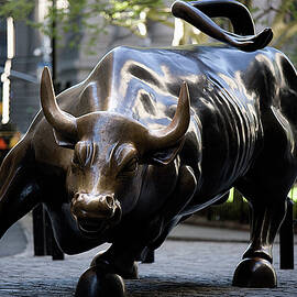 Wall Street Bull by Vittorio Sciosia