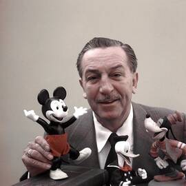 Walt Disney Portrait Session by Earl Theisen Collection