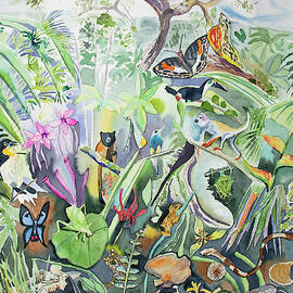 Watercolor - Amazon Rainforest Design by Cascade Colors