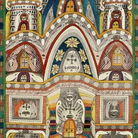 West=frontt Des Zehntheiligen Skt. Adolf=kathedral=schiffes by Adolf Wolfli
