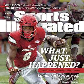 What. Just. Happened Lamar Jackson Arrived, Thats What Sports Illustrated Cover by Sports Illustrated