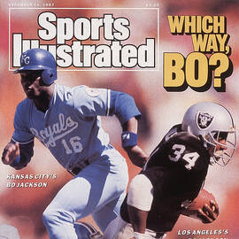 Which Way Bo? Bo Jackson Of Kansas City Royals And Los Angeles Raiders Sports Illustrated Cover by Sports Illustrated