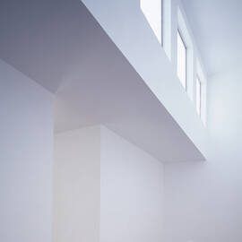 White Interior With Windows by Kjohansen