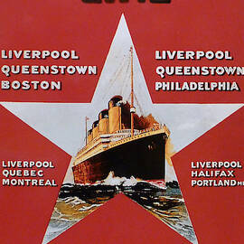 White Star Line Poster 2 by Richard Reeve