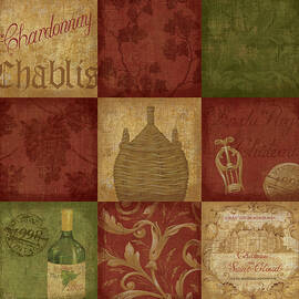 Wine Collage Ii by Sparx Studio