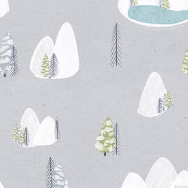 Winter Sports Pattern Iia by Becky Thorns