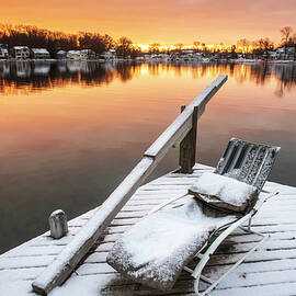 Winter Sunrise on Gull Lake No. 2 by Mary Lee Dereske