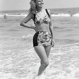 Woman In Surf by George Marks