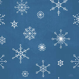 Woodland Wishes Pattern Iii Blue by Laura Marshall