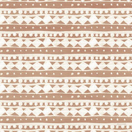World Traveler Pattern Iii Neutral by Sara Zieve Miller