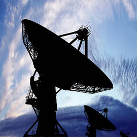 Xxxl Satellite Dish Silhouette by Sharply done