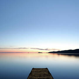 Xxxl Serene Lake With Dock by Sharply done