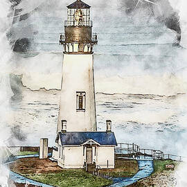 Yaquina Head Light, Oregon - 02 by AM FineArtPrints