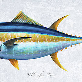 Yellowfin Tuna Portrait by Guy Crittenden