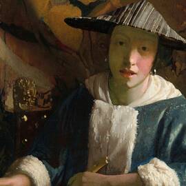 Young Girl With A Flute by Jan Vermeer