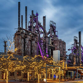 Bethlehem Steel Stacks PA  by Susan Candelario
