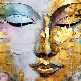 Buddha Boho wall art 13 by Mark Ashkenazi