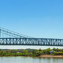 Cincinnati Roebling Bridge Panorama Photo by Paul Velgos