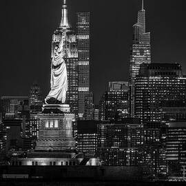Classic NYC Icons  BW by Susan Candelario