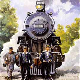 Canadian Locomotive by John Swatsley