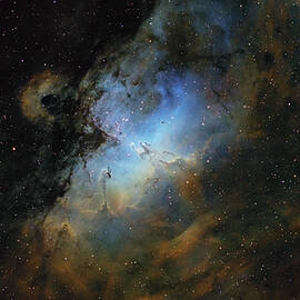 Eagle Nebula in SHO by Brian Weber