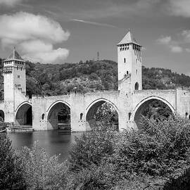 France, Lot, Cahors, historic Pont Valentre by Seeables Visual Arts