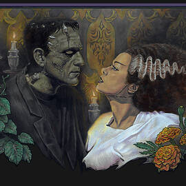 Frankenstein's Monster and Bride by Daniel Ayala