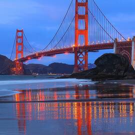 Golden Gate Reflections by Erick Castellon