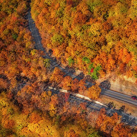 Hair Pin Turn The Gunks NY by Susan Candelario
