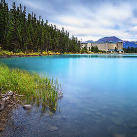 Lake Louise and Fairmont Chateau Hotel in Banff National Park, Alberta, Canada by Miroslav Liska