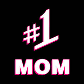 1 Mom Number One Mom by Flippin Sweet Gear