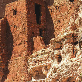 Montezuma Castle Side Window, Arizona - Vertical by Abbie Matthews