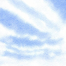 Morning Clouds, Altocumulus, Sky of Blue by Elizabeth Reich