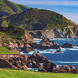 Rocky Creek Bridge and Sea Arch, Big Sur, California by Abbie Matthews